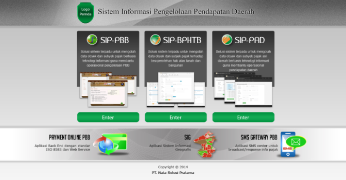 Penyedia Infrastruktur Sistem Informasi – Aplikasi Pajak Daerah